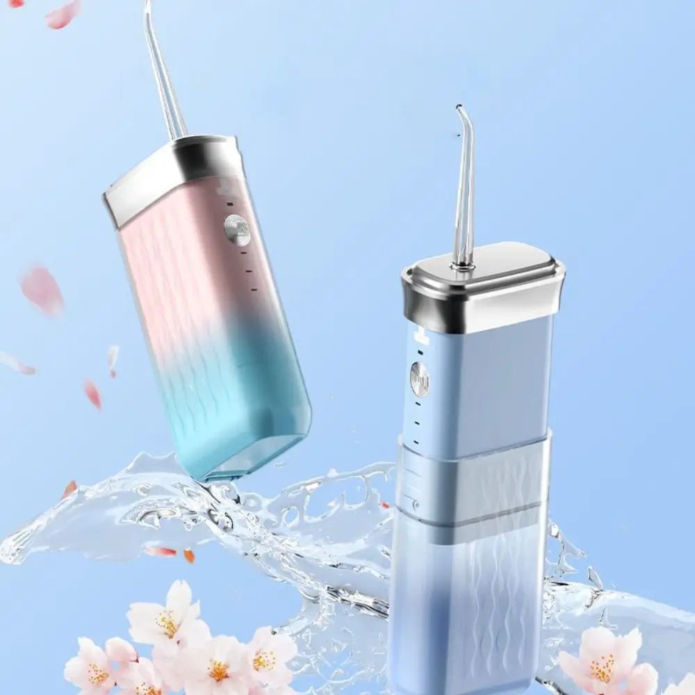 

Portable Waterproof Electric Dental Irrigator Scalable Rechargeable Electric Tooth Flusher Adjustable Gear Tooth Scaler Gift