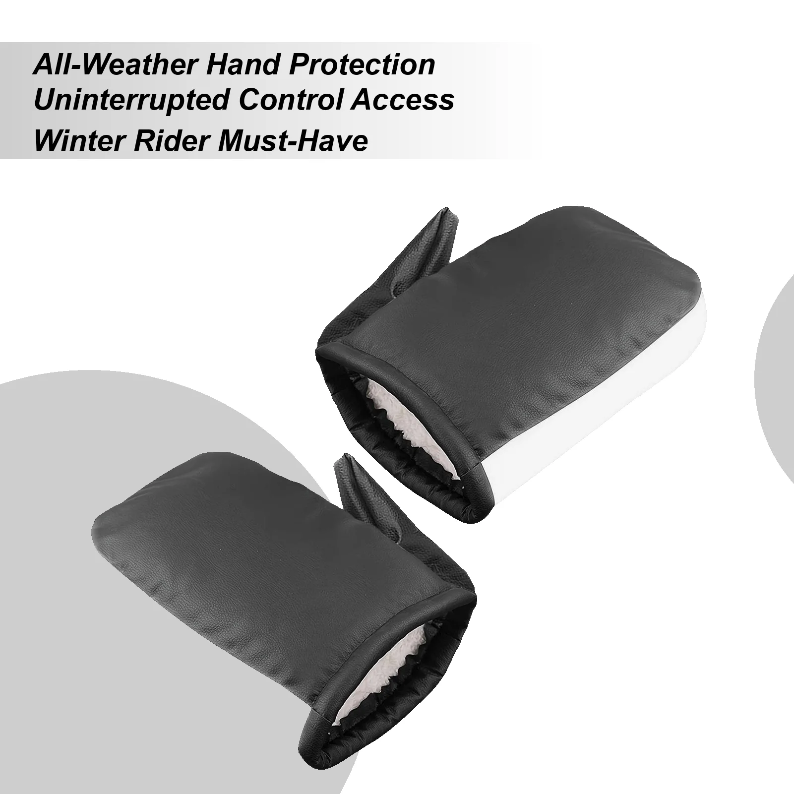 

Handlebar Mitts Comfortable Reflective Waterproof Electric Vehicle Handlebar Cover Winter Gloves For Men Women Winter Cold