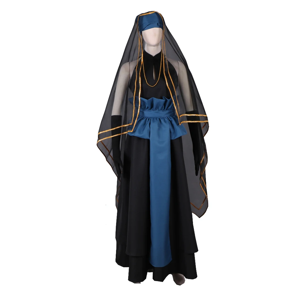 

The Last Hyuga Hinata Dress Cosplay Hyuga Hinata Black Wedding Dress Cosplay Costume Custom Made Any Size