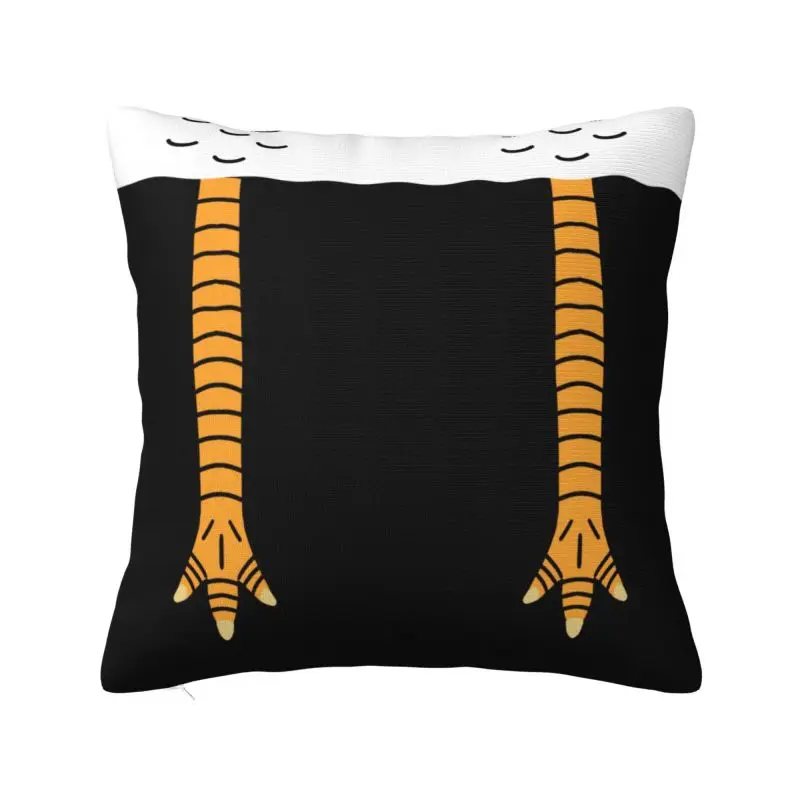 

Custom Funny Chicken Legs Pillow Covers Cartoon Animal Nordic Cushion Cover Soft Pillowcase