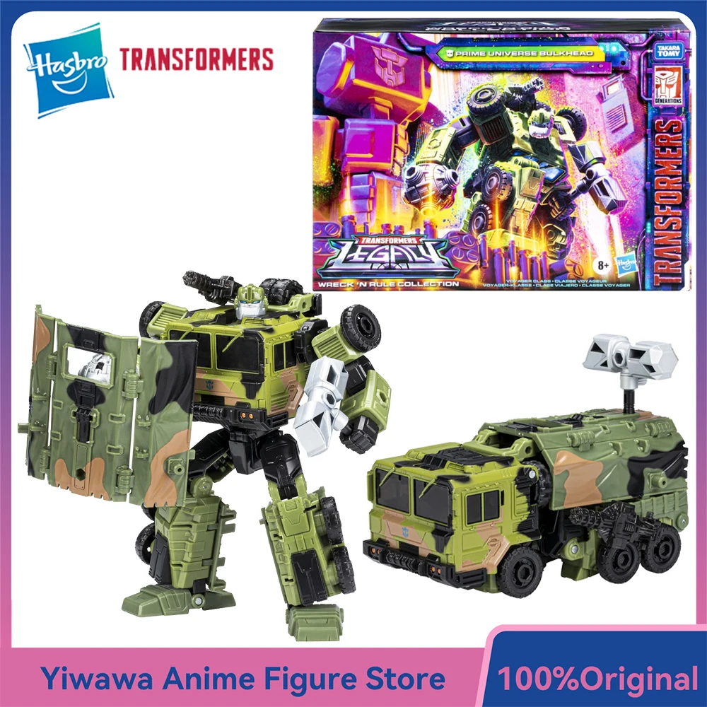 [In-Stock] Hasbro Transformers Legacy Wreck N Rule Collection Bulkhead (Prime Universe) 18cm Anime Figure Model Toys