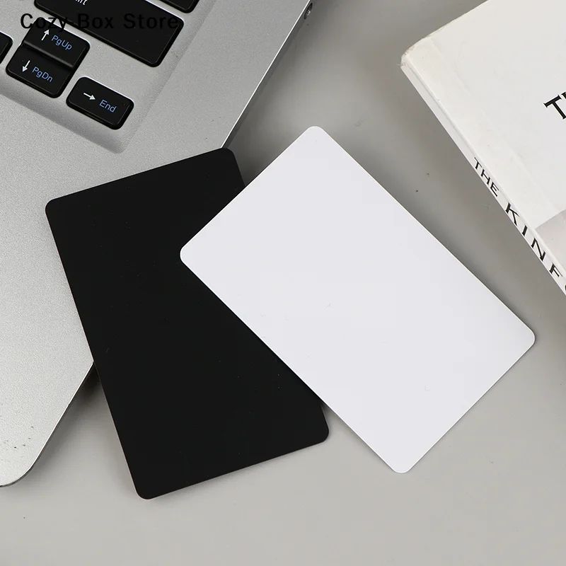 [ZY]5/10Pcs NFC215 Black White Cards Rewritable NFC NT-AG215 PVC Cards Blank Easy Convenient Programmable NFC Business Card[ZY]