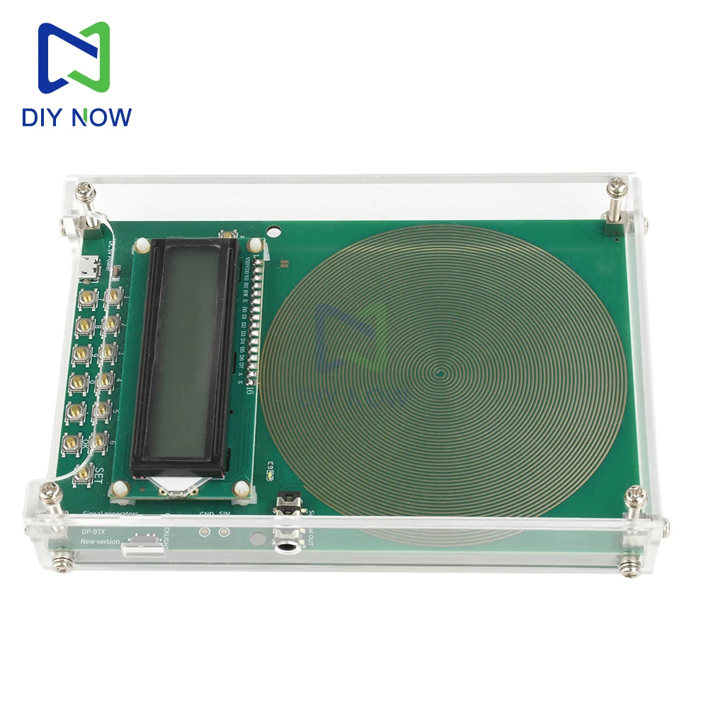 0.1Hz-30000Hz Schumann Wave Generator Verstelbare Sinus Uitgang Signaal Generator Circulaire Rimpel Micro USB Verguld