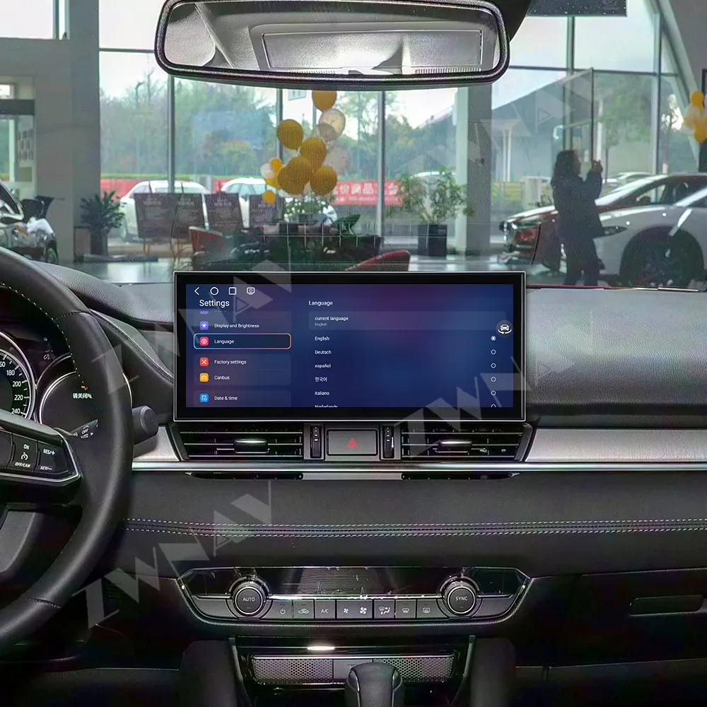 15.8” For Mazda 6 2020 to 2022 Android 15.0 auto touch screen GPS navigation carplay multimedia player radio wireless head unit