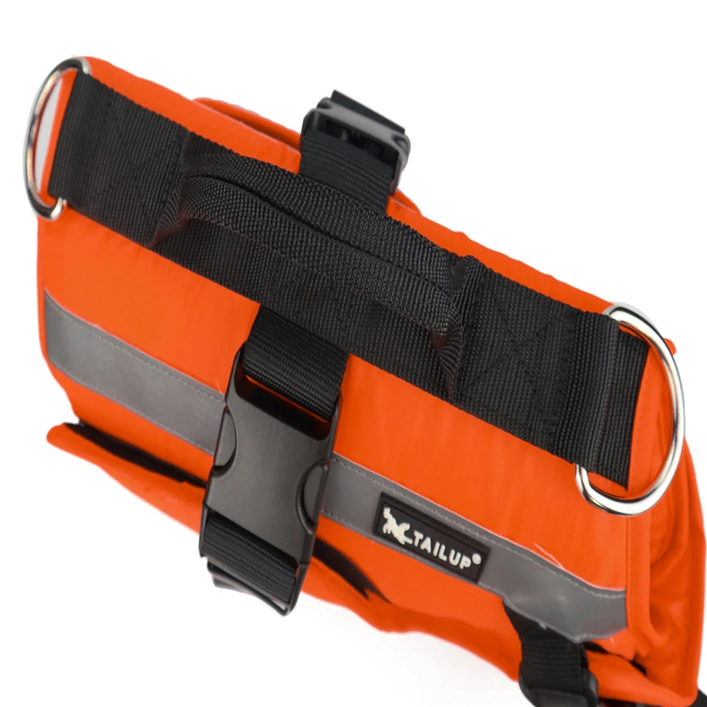 

Pet Life Dog Safety Vest Pet Life Jacket Lightweight Adjustable Puppy Swimwear Bright Color D Buckle Outdoor Dog B