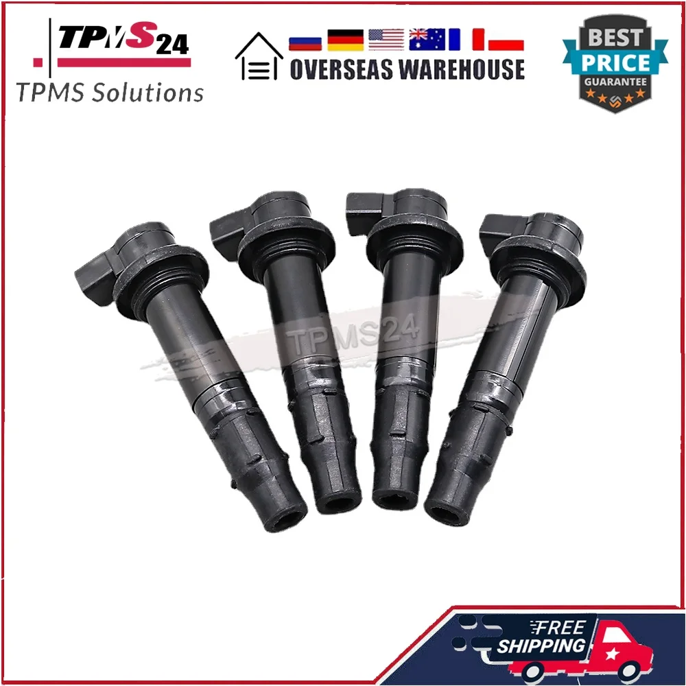 F6T558 4PCS Ignition Coil For Yamaha MT-07 1WS R1 YZF-R1 R6 RJ15 Bj FZ8