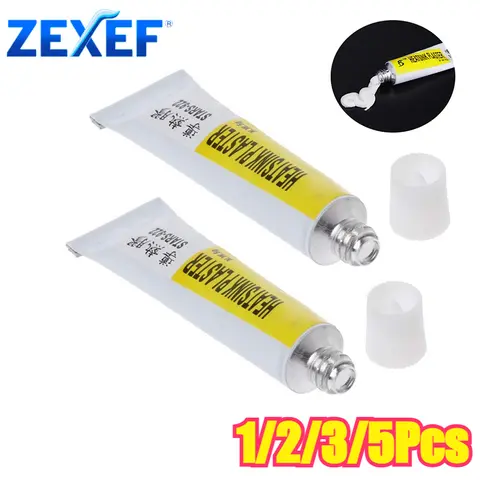 ZEXEF 1/2/3/5Pcs Thermal Paste Conductive Heatsink Plaster Viscous Adhesive Glue For Chip VGA RAM LED IC Cooler Radiator Cooling