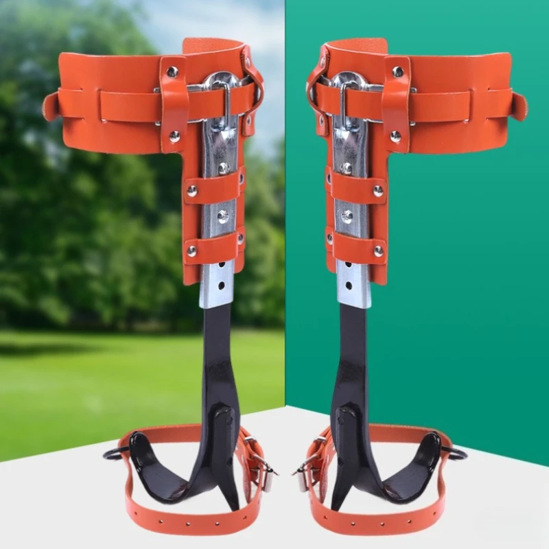 

Outdoor Tree Climbing Tool Forged Cowhide Rivets Adjustable Climbing Trees Tools Anti Slip Protective Gear Upright Accessories