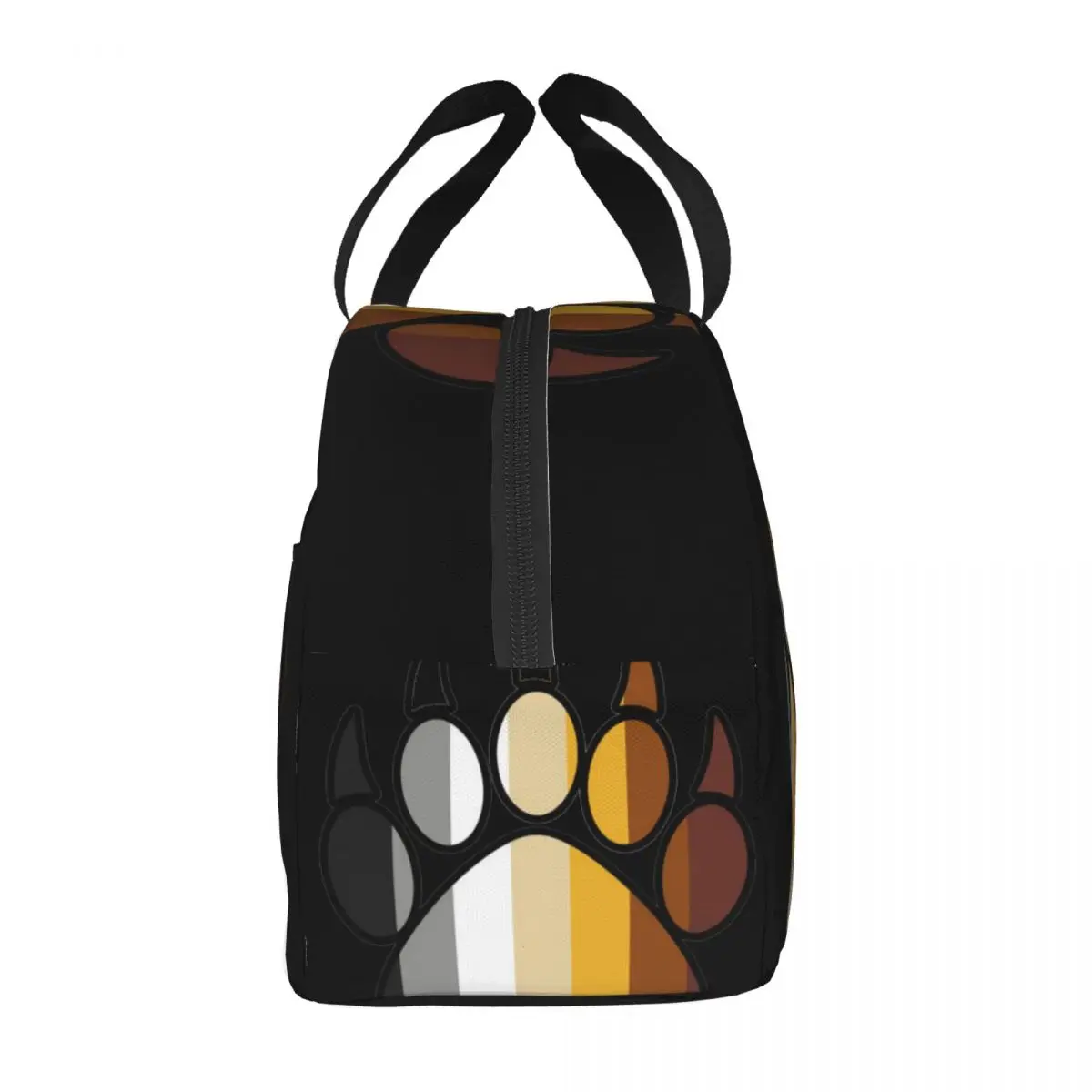 Bear Pride Paw Lunch Bag Unisex Portable Cooler Insulated Lunch Box Food Bento Box