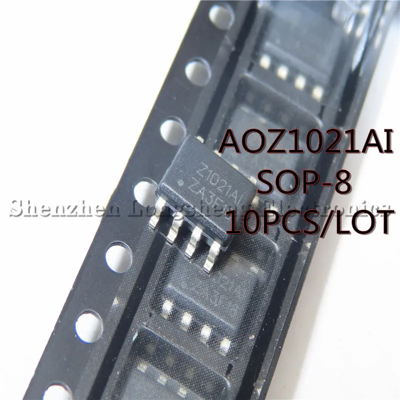 10PCS/LOT AOZ1021AI Z1021A SMD SOP-8 switching regulator DC-DC chip New In Stock Original