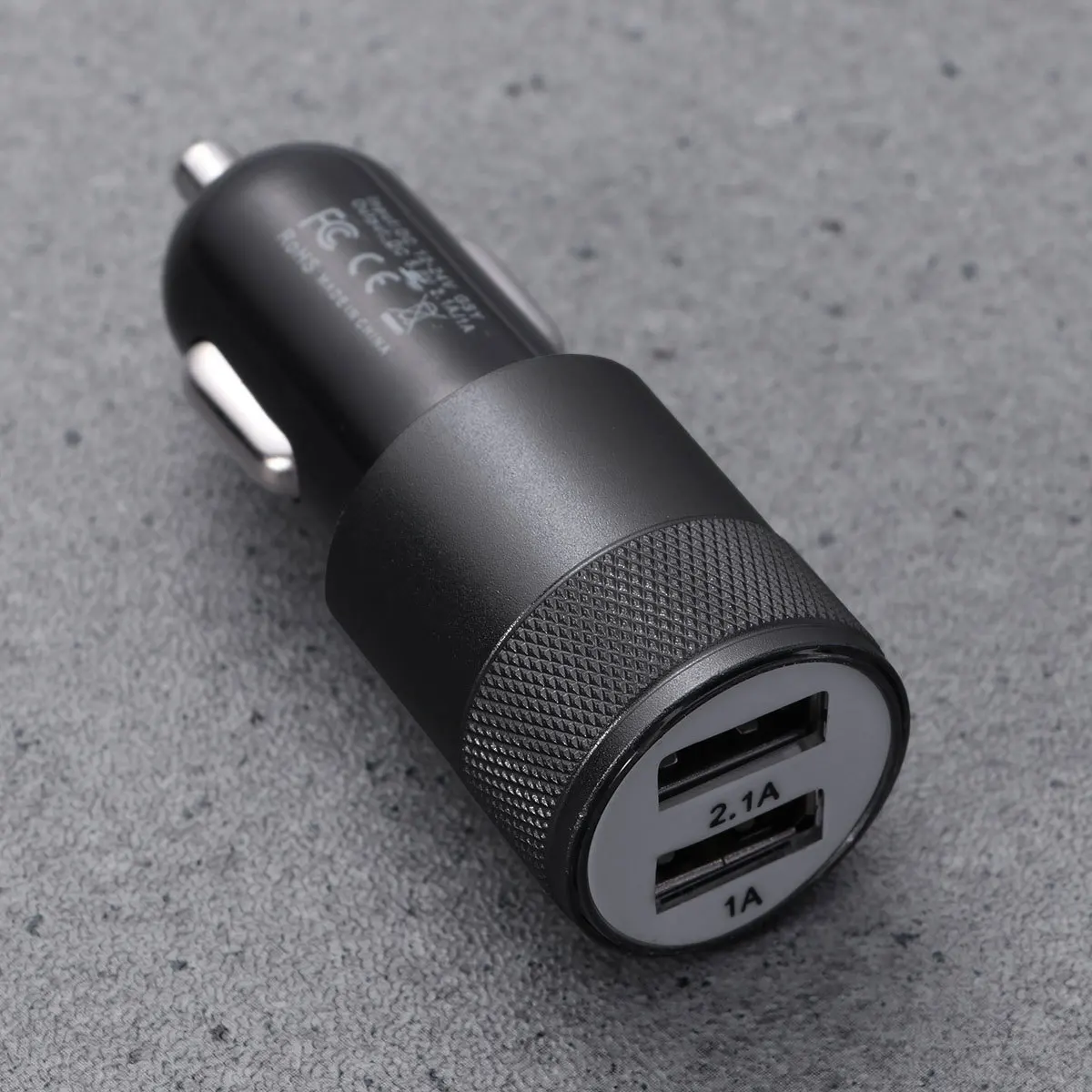 

Dual 6X6X2.5Cm Aluminum Alloy 2. Fast Charging For Phone Tablet Digital Camera Fast Dual Usb Car 2-Port Usb Car