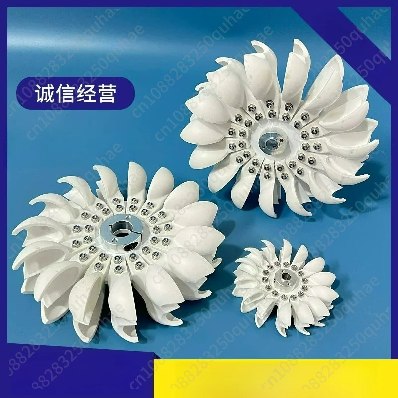 Impulse Water Turbine Wheel DIY Hydroelectric Generator Lightweight And Sturdy