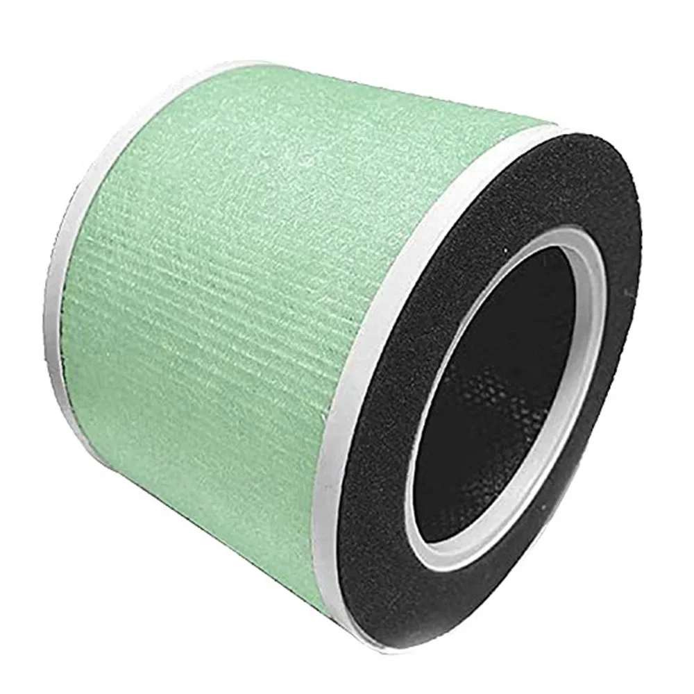 فلتر كربون HEPA متوافق مع منقي الهواء RENPHO RP-AP088 RP-AP088W/RP-AP088B RP-AP088-F2 نظام ترشيح 4 مراحل