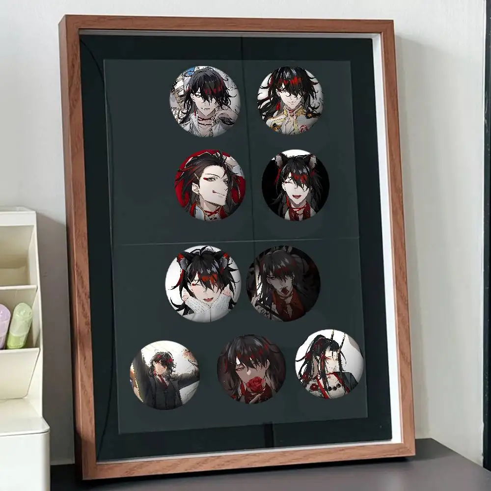 

V-Vox Akumas Brooches Stylish Ornament Pins Exquisite Round Badge Bag Accessories Jewelry Gifts