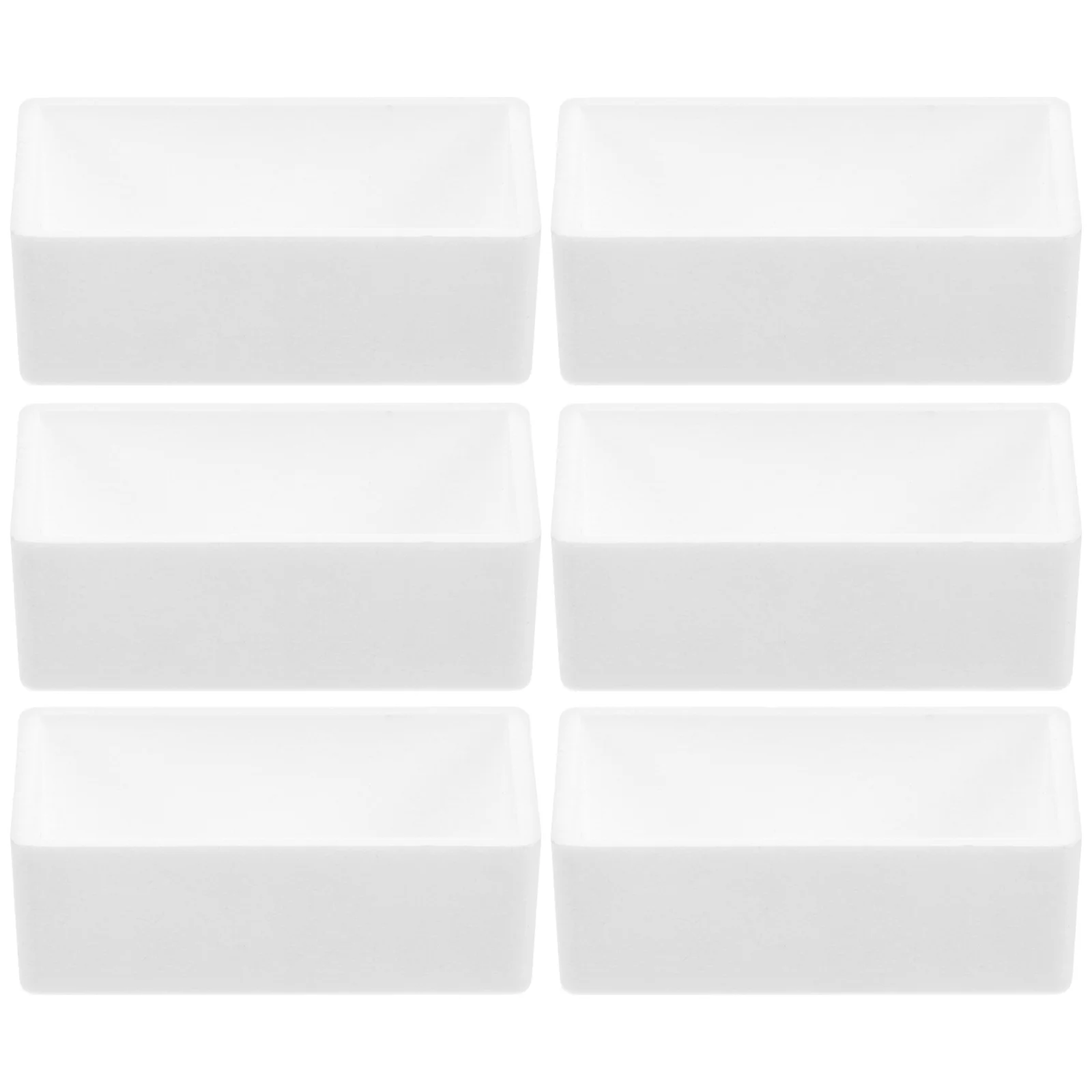 

24 Pcs Pans Flat Watercolor Paints Small Palette Silicone Empty Tray Half White Oils Travel