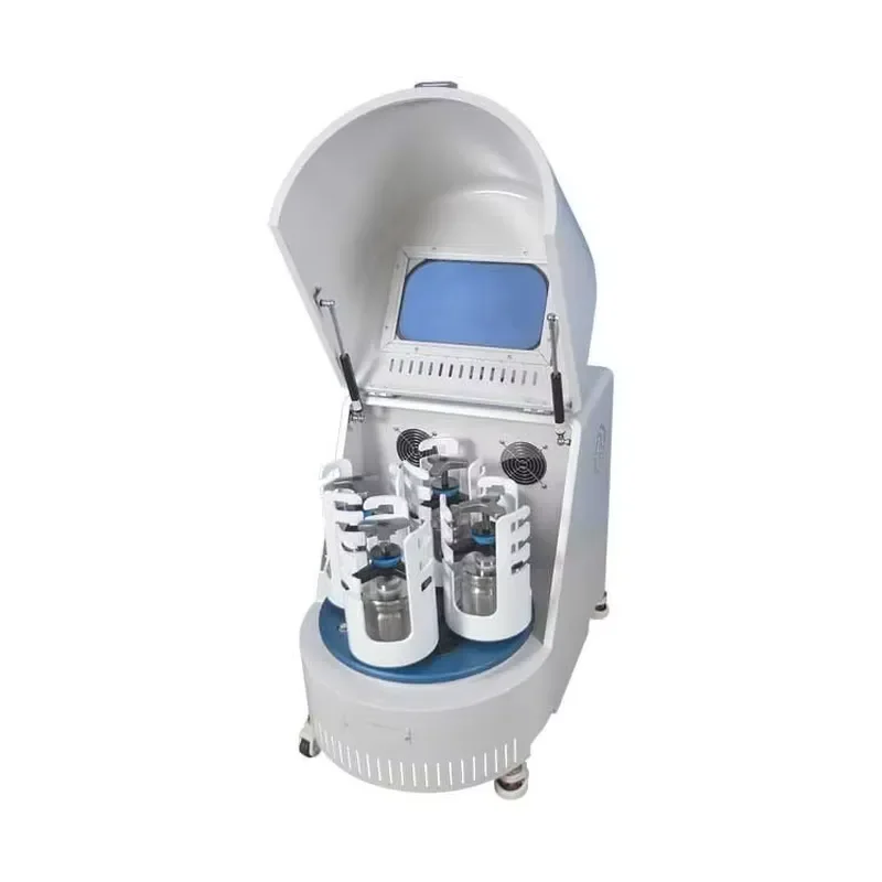 Touch Screen Lab Small Portable Ball Grinding Mill Herb Micronizer Manual Pulverizer