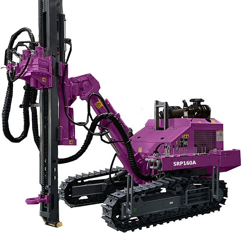 Solar Pile Driver Machine Construction Machinery Crawler Pile Drilling Rig Hydraulic Pile Driver