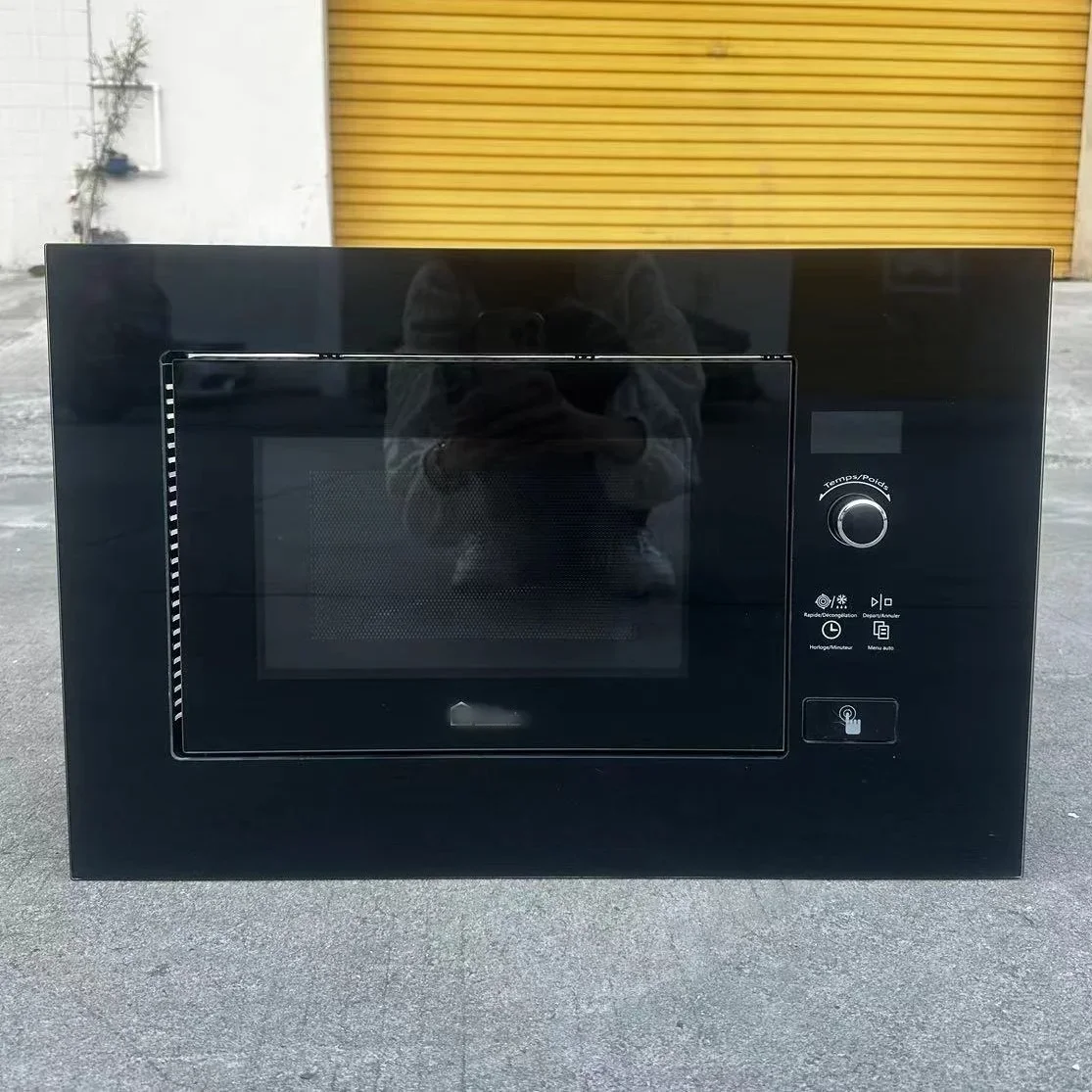 Touchscreen Home Built-In 25 Litre Microwave Oven Black Microcomputerised Fully Automatic Mirror Microwave Oven