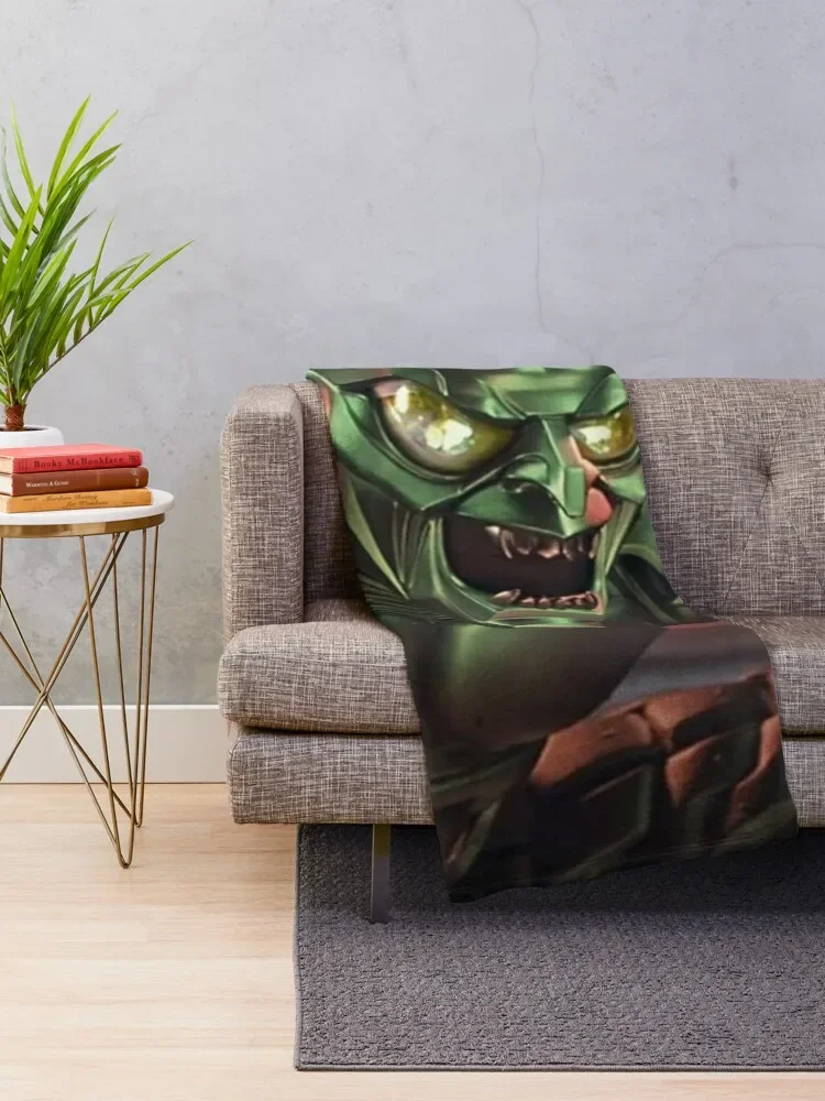 green goblin Throw Blanket Single Luxury Brand Moving Travel Blankets