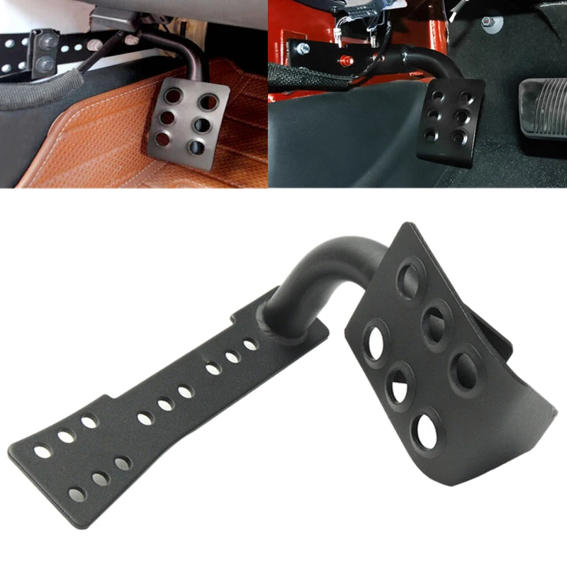 Steel Dead Pedal Left Side Foot Rest For Jeep Wrangler JK Unlimited 2007-2018 Rubicon Sahara X Off Road Sport Accessories