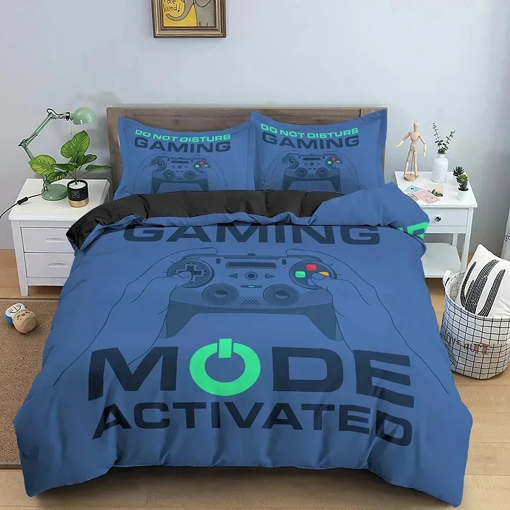 

3D Printed Game gamepad Bedding Set Boys Girls Twin Queen Size Duvet Cover Pillowcase Bed Boys Adult Fashion Home Textileextile