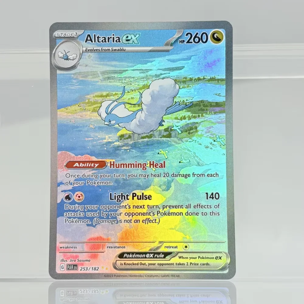 Holographic Game Trading Collection PTCG Proxy Cards Charizard Pikachu Mew EX Singl PKM Folienkarten PROXY Card