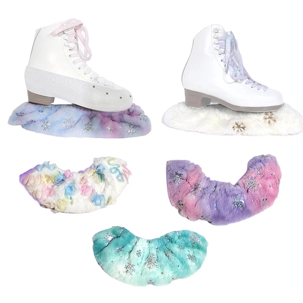 Ochraniacze na ostrza łyżew lodowych, miękkie, chłonne, do łyżew hokejowych i figurowych, wzmocnione szwy dla wytrzymałości.