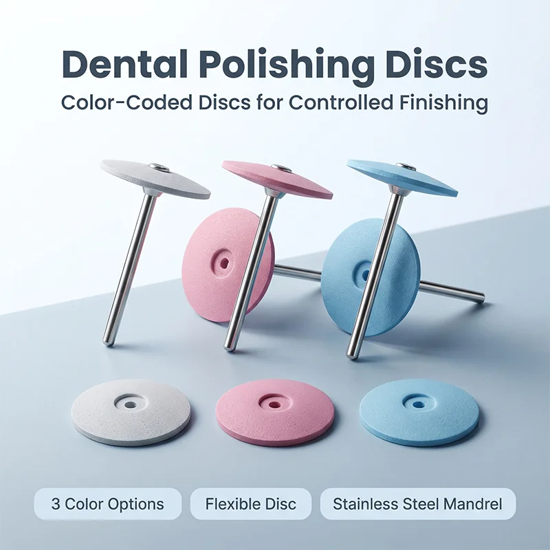 20PCS Silicone Polishing Wheel Disc Durable Disc Shaped Grinding Head for Jewelry Polishing Metal Stone & Gemstone Finishing