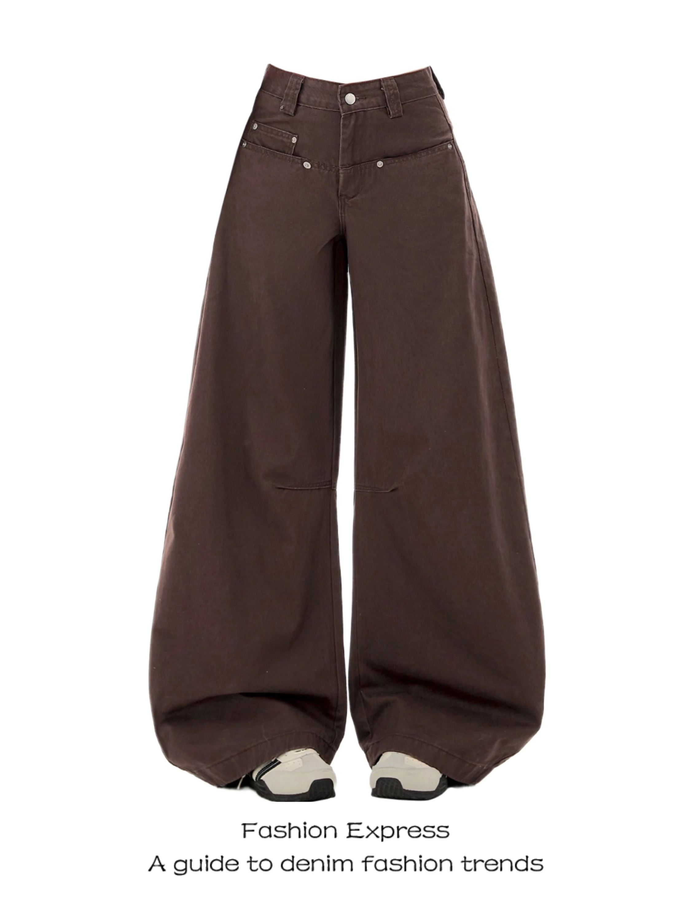 

Джинсы Ce Au Lait с высокой талией и широкими штанинами, женские, свободного кроя, винтажные, рваные, повседневные, из денима, осенняя новинка