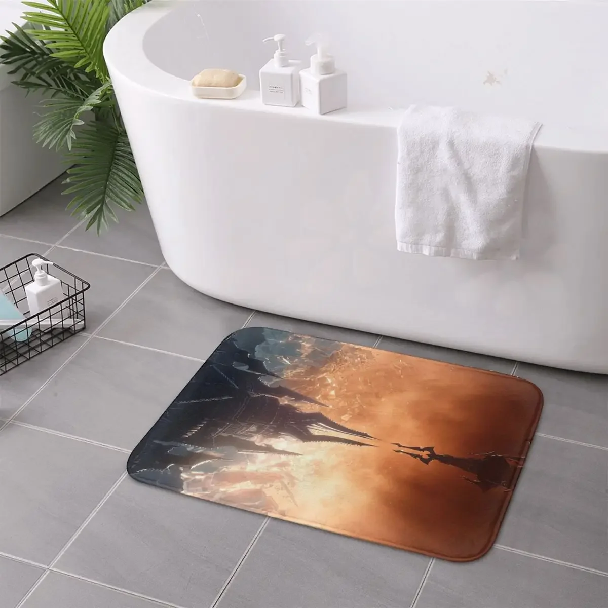 

Коврик-подушка для входной двери в виде персонажа из видеоигры World of Warcraft, ковер для кухни, прихожей, спальни, напольный коврик для дома, подставка для ног