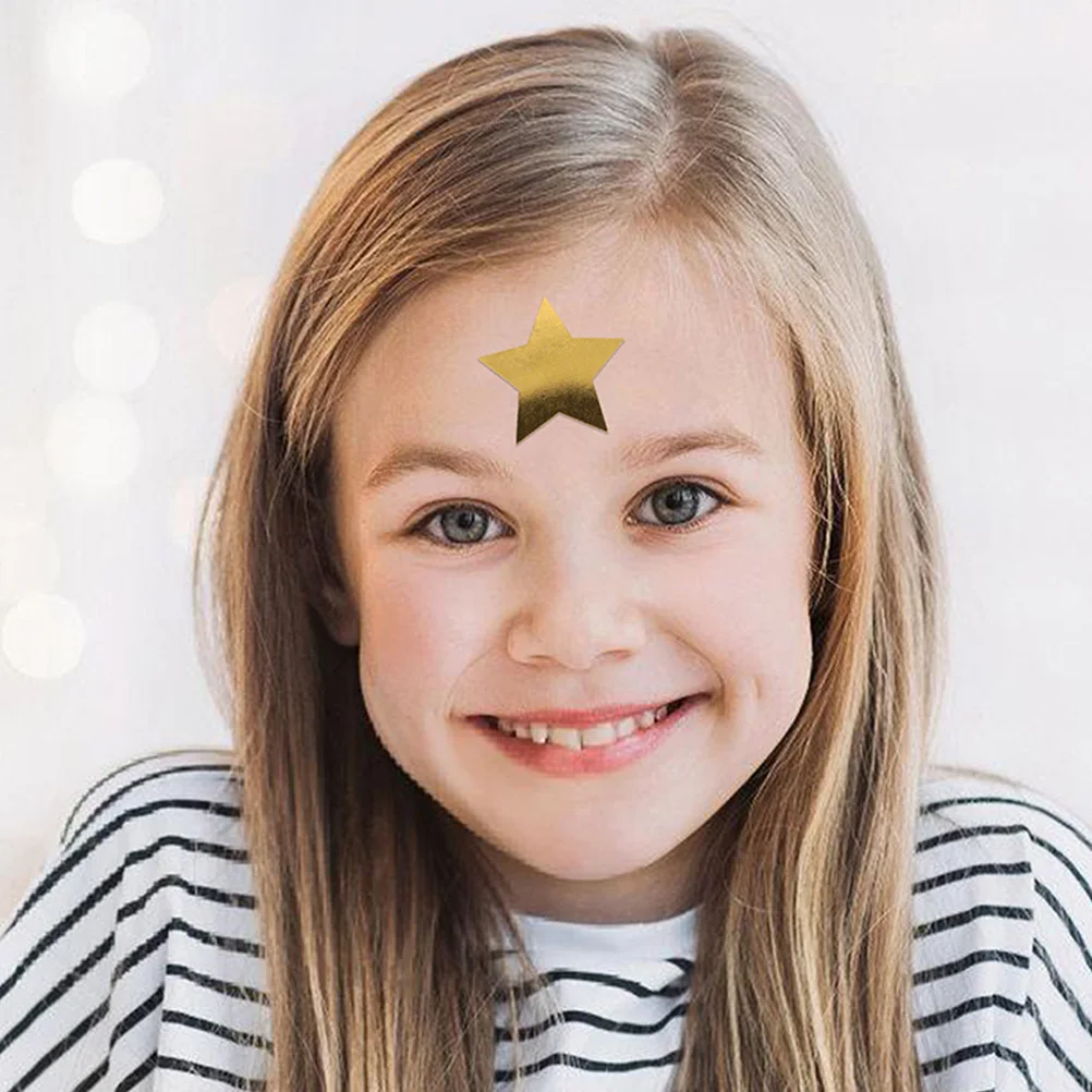 

2pcs Star Stickers Roll Decoration Incentive Pentagram Reward Teachers Student Motivation Kindergarten Arts Crafts Folder