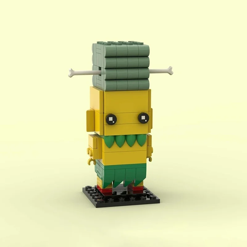 148pcs MOC BrickHeadz Sideshow Mel Simpsons Model Toy Building Blocks Construction Christmas Gift Brick 3D Collection Creative