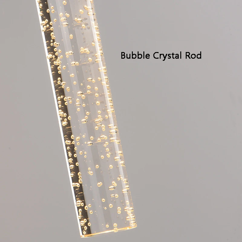 LED Light Modern Wall Light Bedroom Bedside Living Room Wall Lamp Crystal Rod Nordic Aisle Corridor Interior Lighting Fixture