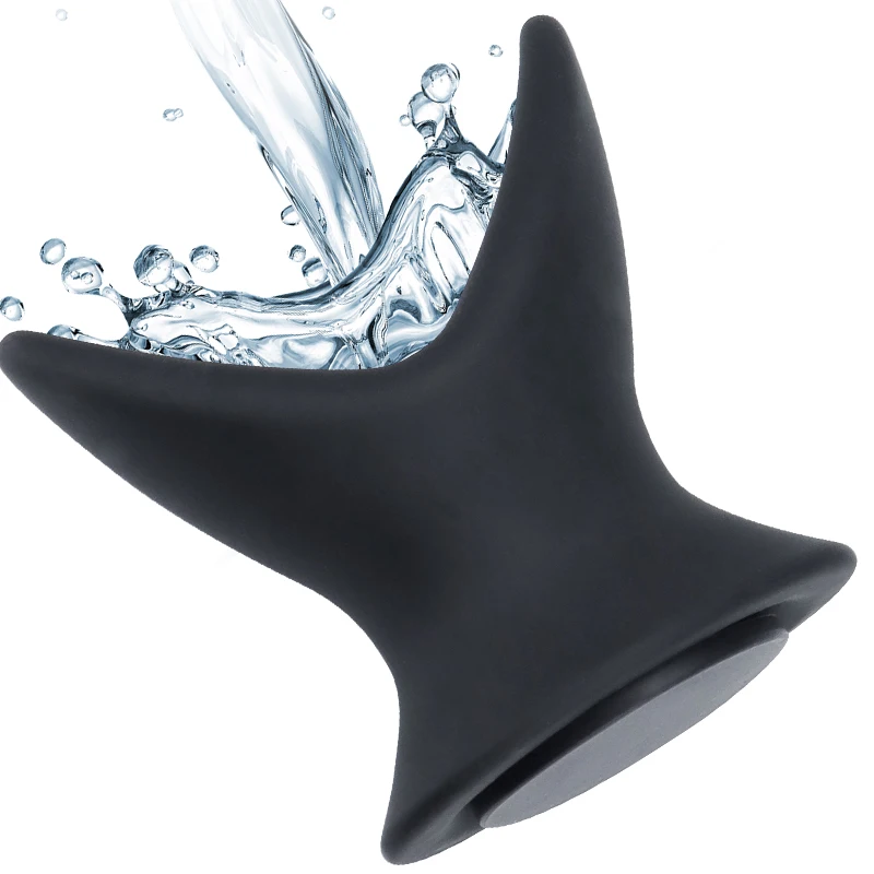 Anal Douche Bidet Rushed Portable Shower Cleaning Enemator Enema Silicone Black Anal Cleaner Butt Tap Bathroom Accessories