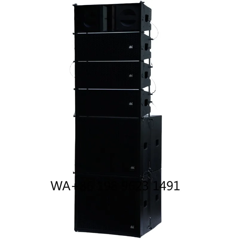 8+4 Line Array Full Set Dual 8 Inch Speaker 18 Inch Subwoofer Active PA System for Stage Concert Live Event