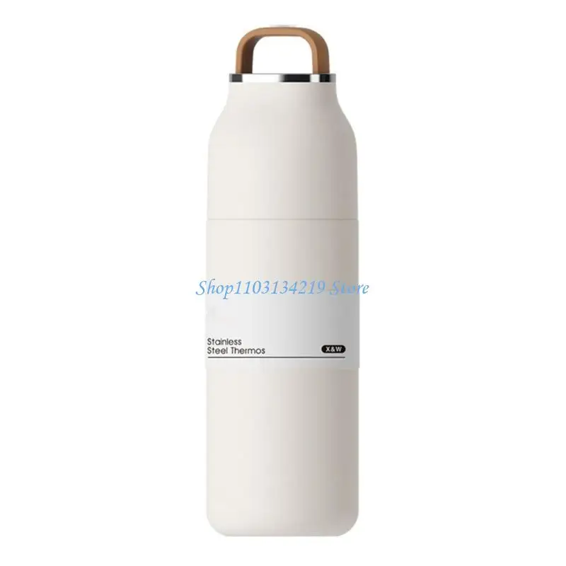 N5KC Vacuum Insulated Bottles for Home Office Traval with Splashing Proof Press Lid