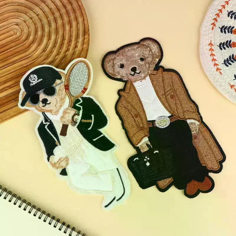 Large Bear Clothing Patch Hand - Is Sewing A Textile Craft 评论和价格