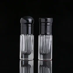 10/30/50/100PCS 3ml 6ml 12ml Mini Empty Glass Perfume Bottles Dropper Essential Oil Bottles Vials with Glass Sticker Wholesale