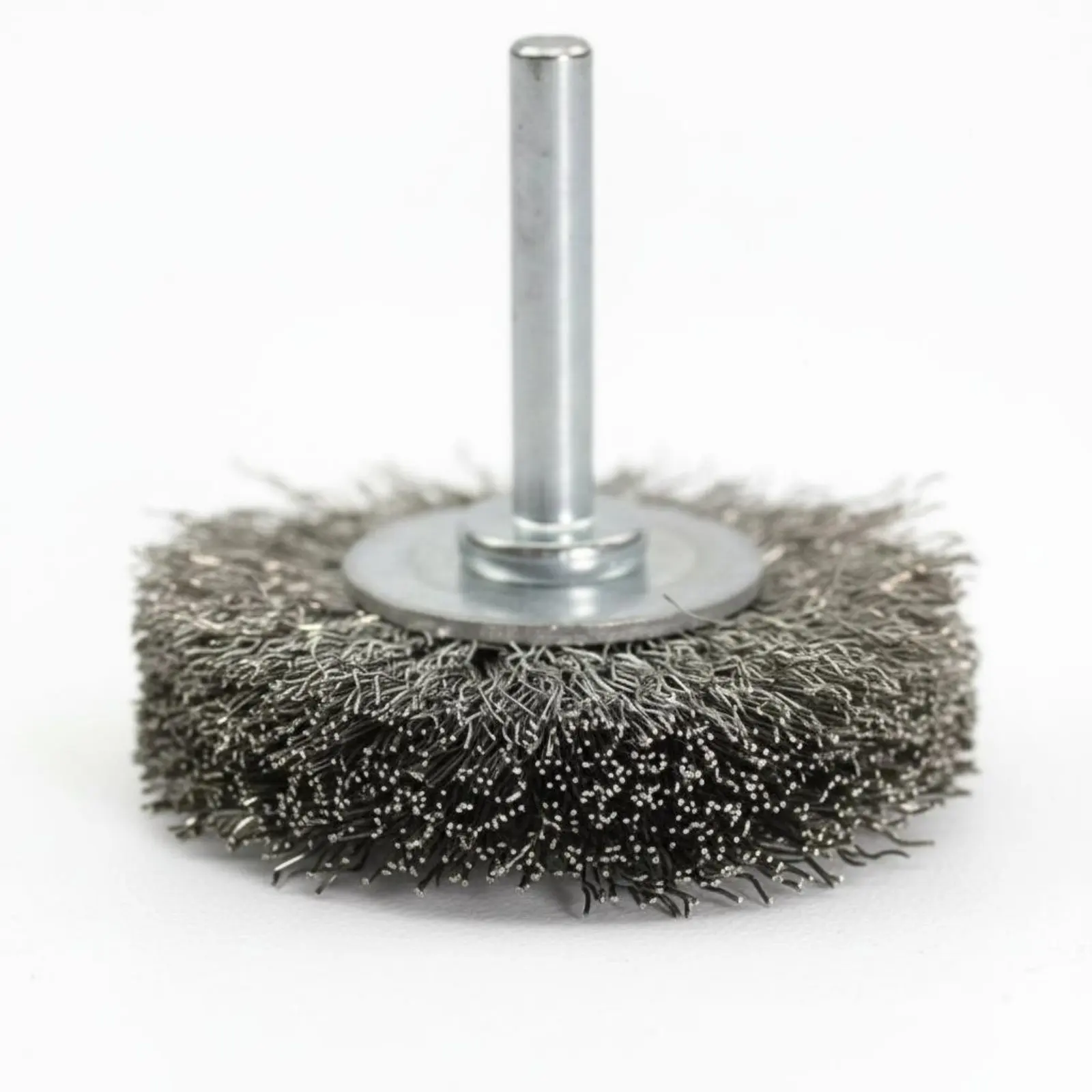 

Shank Mounted Wire Wheel Rust Removing Rotary Tool Wire Brush High-Density Bristles Wear-Resistant for Metal Fabrication