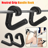 Neutral Grip Handle Hook Fitness Handle Multi-Function Exercise Suspension Grip Resistance Band Handle for Barbell Pull-up Bars