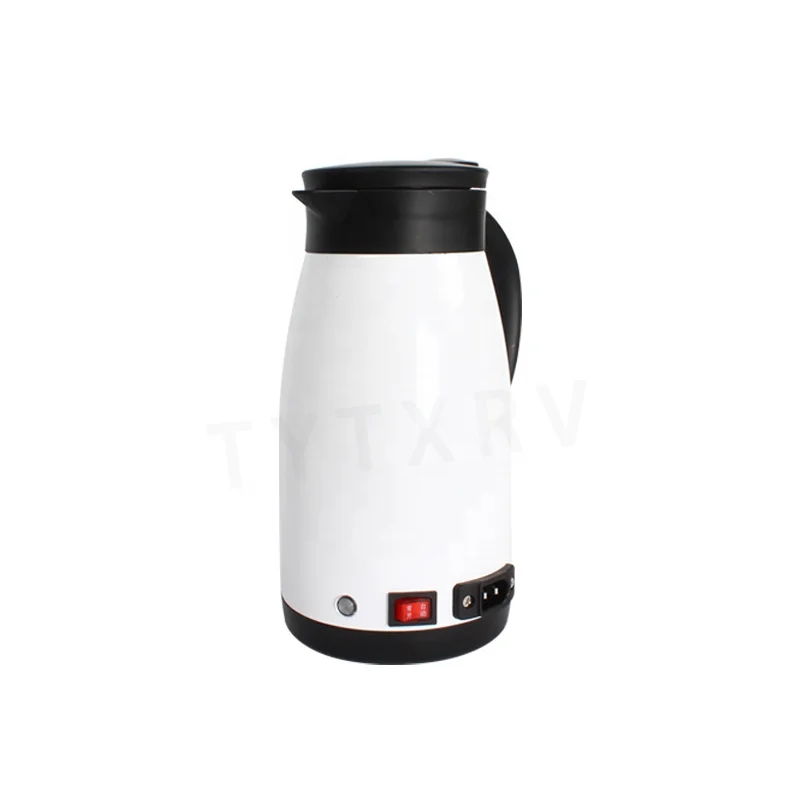 

quality large capacity 12-24v thermos 680ml anti-burn stainless steel travel kettle, suitable for outdoor camping of vehicles