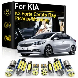 Luces LED para Interior de coche, Kit Canbus para KIA K3, Forte, Cerato, Ray, Picanto, Morning Pride, Sephia, Spectra Pride, 1994-2021