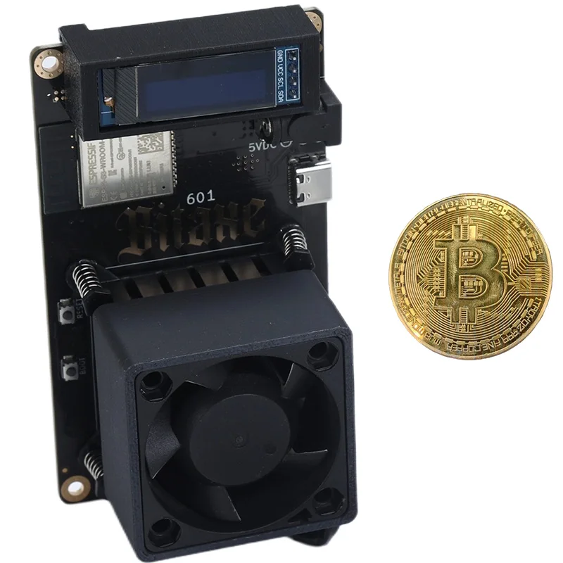 Bitaxe Gamma 601 Open Source 1.2TH/s Bitcoin Unit 18W (PSU Included)