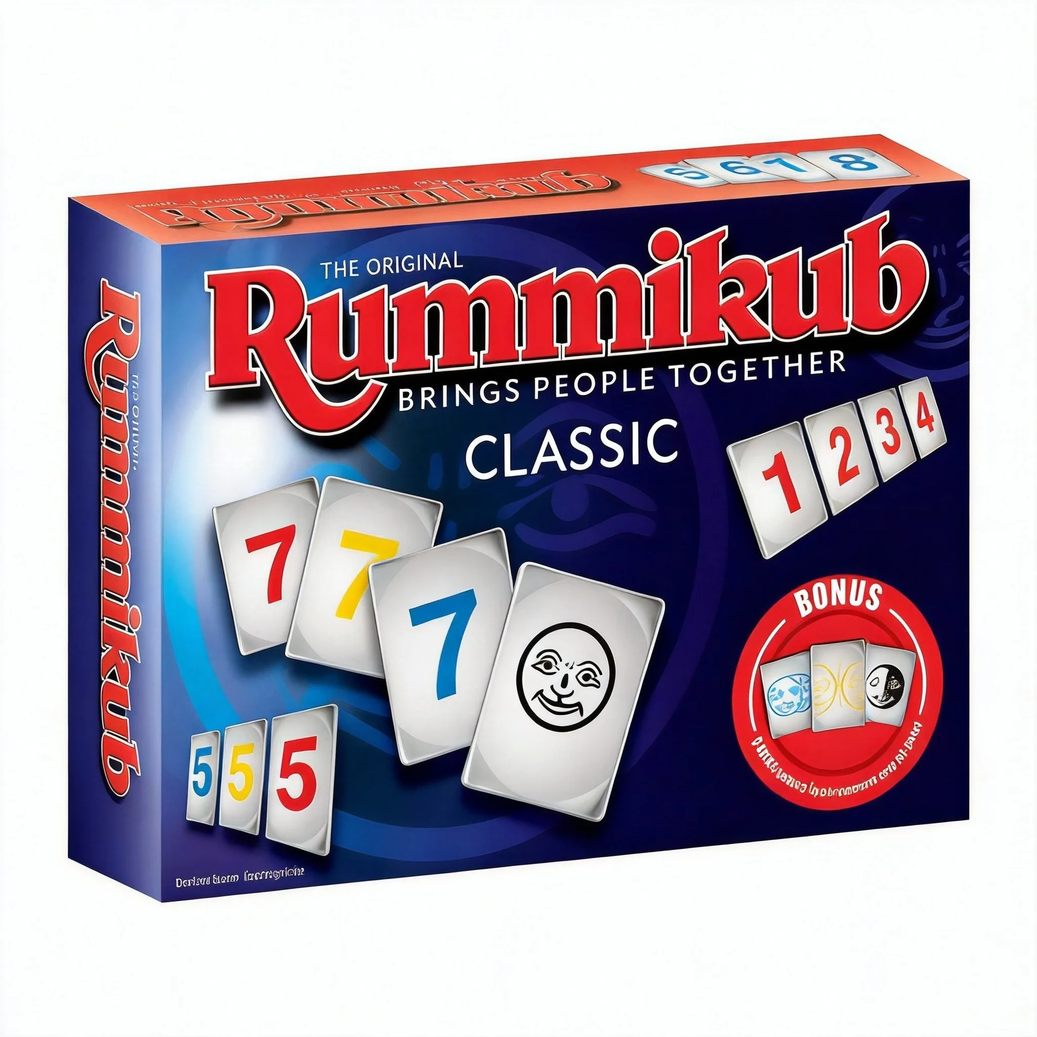 

Настольная игра Rummikub Classic - семейная стратегическая игра для 2-4 игроков, веселая игра для всей семьи.
