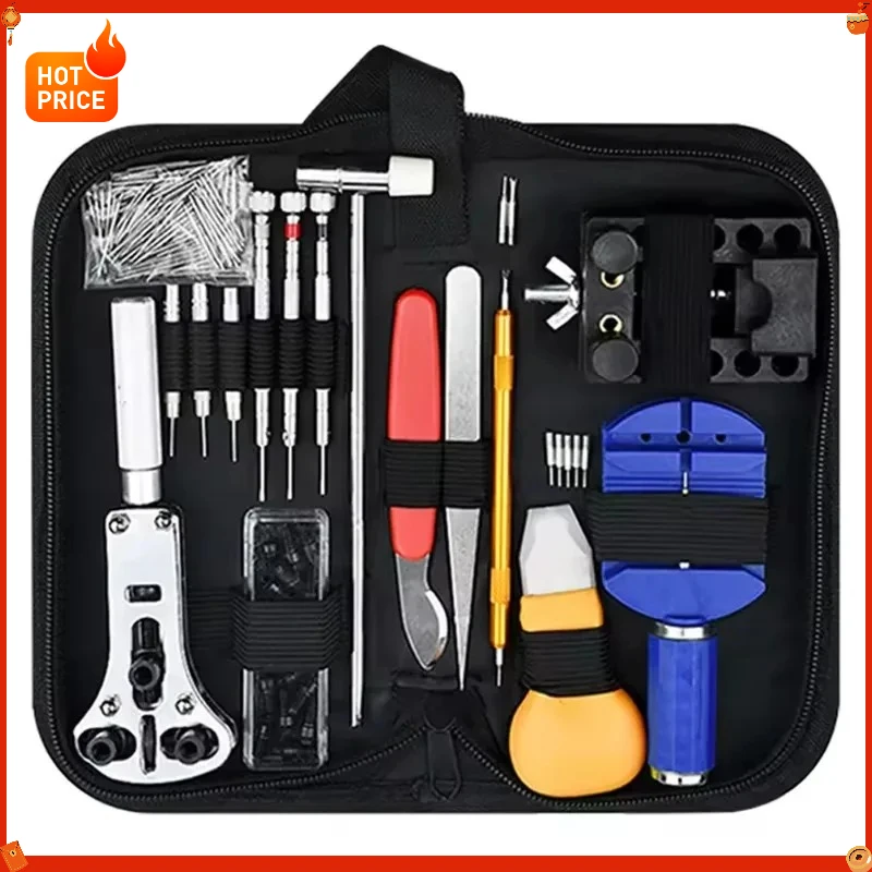 kit-de-herramientas-para-reparacion-de-relojes-147-piezas-juego-de-mantenimiento-de-relojes-reemplazo-de-baterias-ajuste-de-correas-desmontaje-e-instalacion