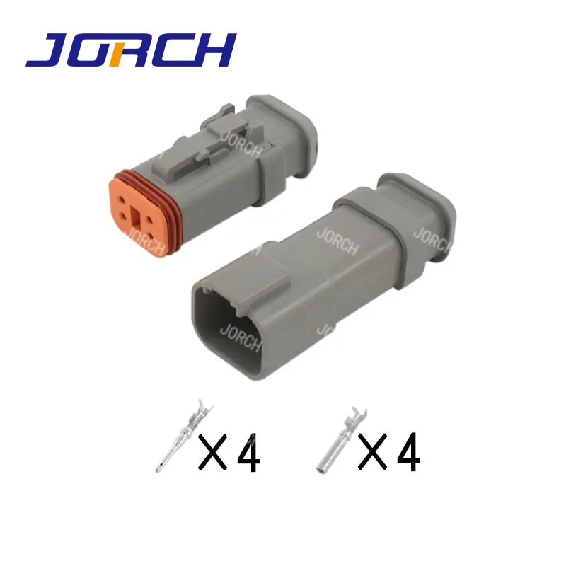 

4-контактный автомобильный насос Deutsch, проводка для грузовика, инжектор, вилка, задняя крышка