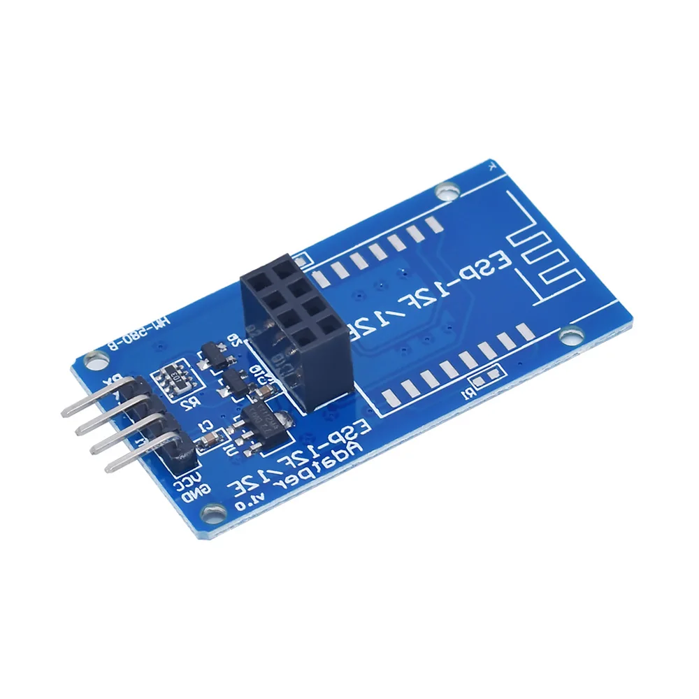 ESP8266 ESP-12F/12E Serial WiFi Wireless Adapter Module 3.3V 5V Esp01 Breakout PCB Adapters Compatible For Arduino