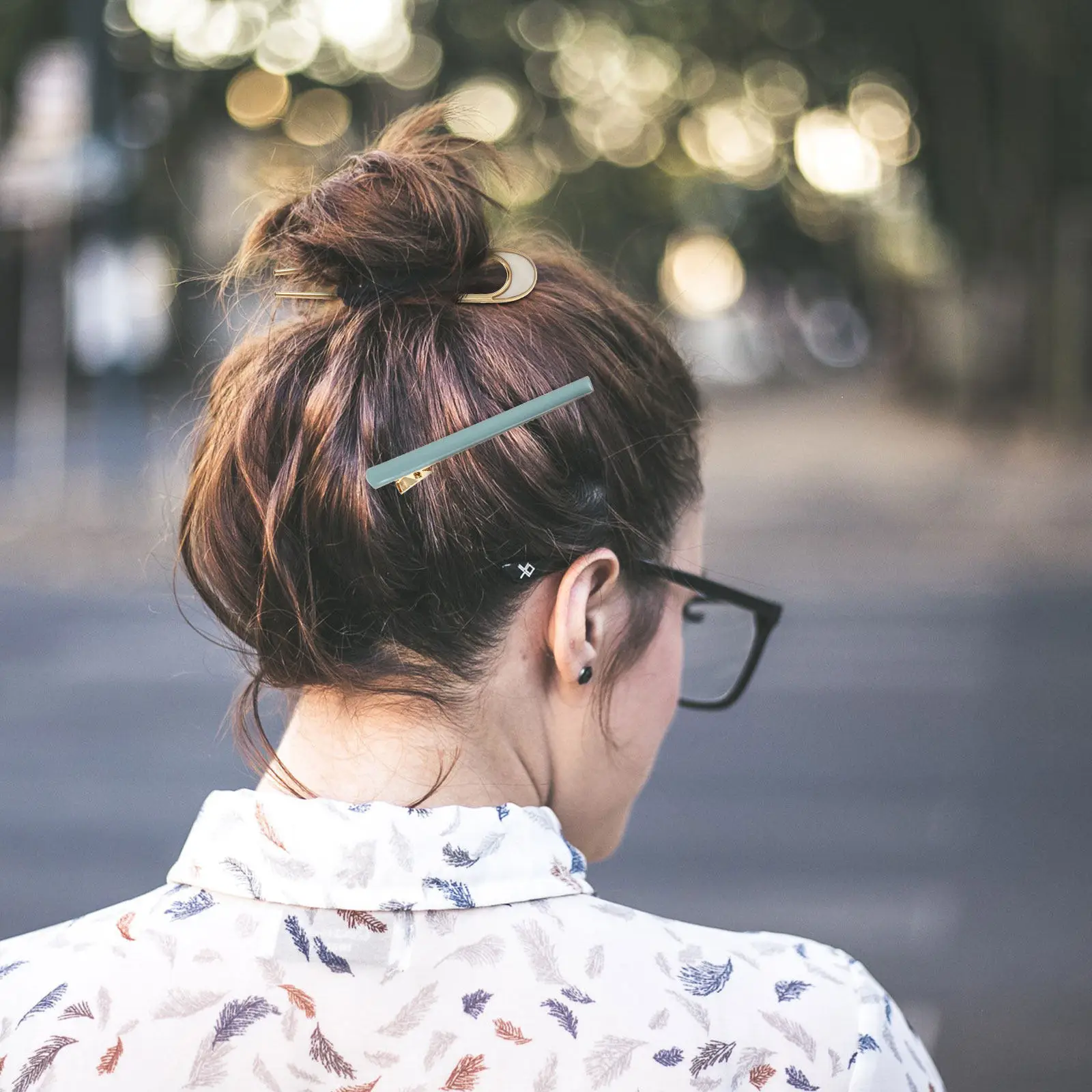 

7Pcs Long Pattern Hair Pins for Women Fashion Barrettes Clips Elegant Design Strong Grip for Daily Party Use Women Barrettes