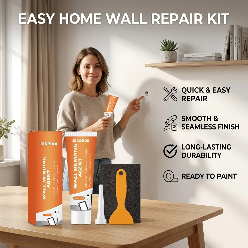 Wall Mending Agent Repair Wall Cracks & Peeling off Remove Graffiti Restore Smooth Wall Surface Convenient Drywall Repair Paste
