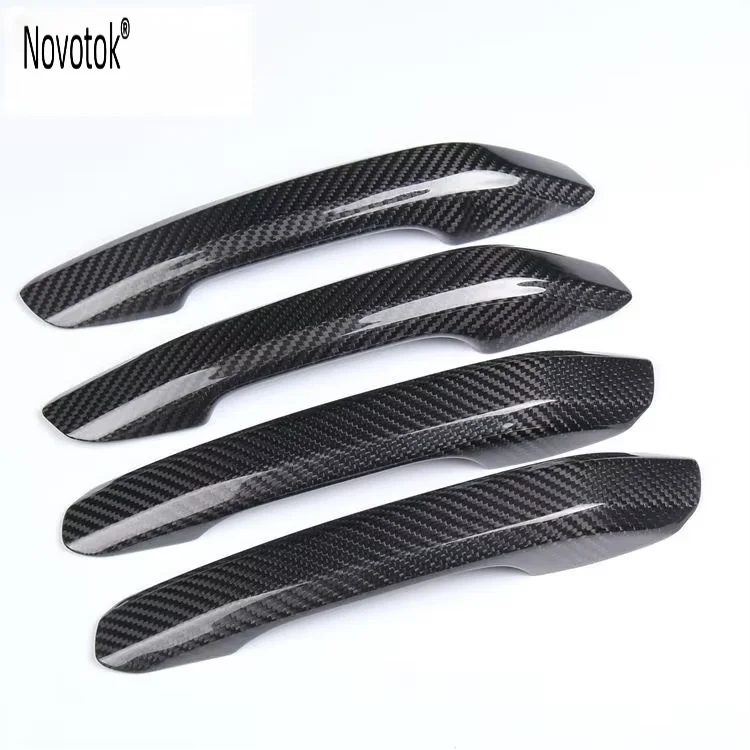 

Высококачественная декоративная накладка на ручку двери автомобиля из сухого карбона, подходит для Audi A4, A4L, A5, Q5L, SQ5, B9